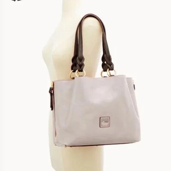 Dooney & Bourke Florentine Large Zip Barlow and Wristlet - Picture 10 of 13